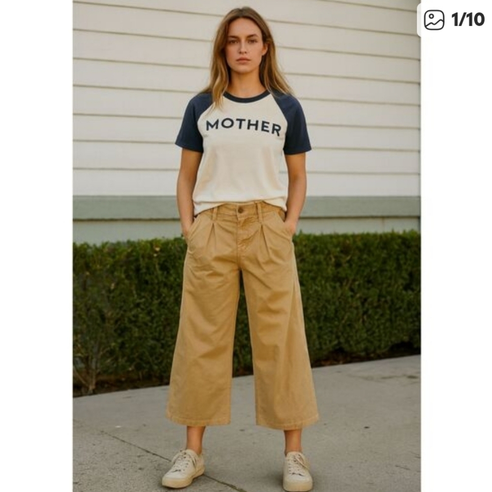 Mother Denim The Pouty Prep Crop Cuff Size 24